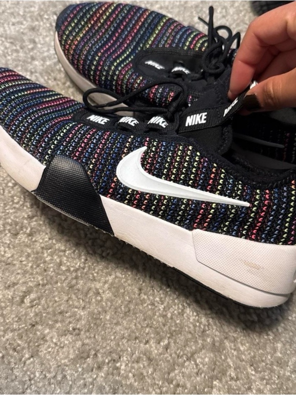 Multicolored 7Y (W 8) Nike Shoes